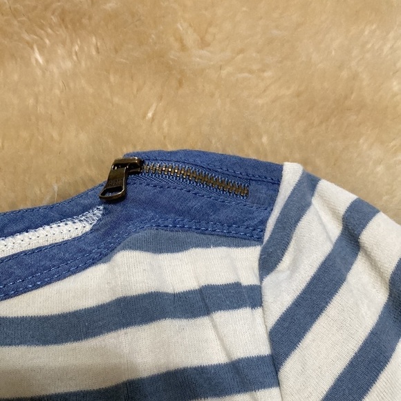 LRL striped zip accent top size L - Picture 3 of 8